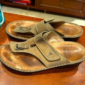 Womens Finn Comfort bronze Sandals